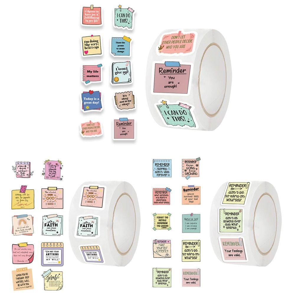 500pcs Cute Encourage Sticker Motivational Stationery Label Fashion Sealing Sticker A
500pcs Cute Encourage Sticker Motivational Stationery Label Fashion Sealing Sticker A