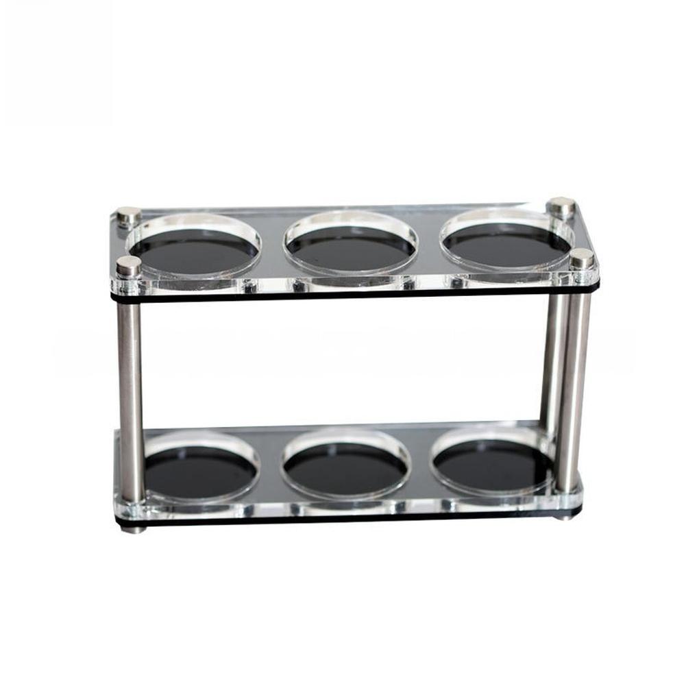 Double Layer Stand Acrylic Cup Holder Restaurant Kitchen Holds 63mm Diameter Fits Up To 11cm Height Minimalist Style
Double Layer Stand Acrylic Cup Holder Restaurant Kitchen Holds 63mm Diameter Fits Up To 11cm Height Minimalist Style