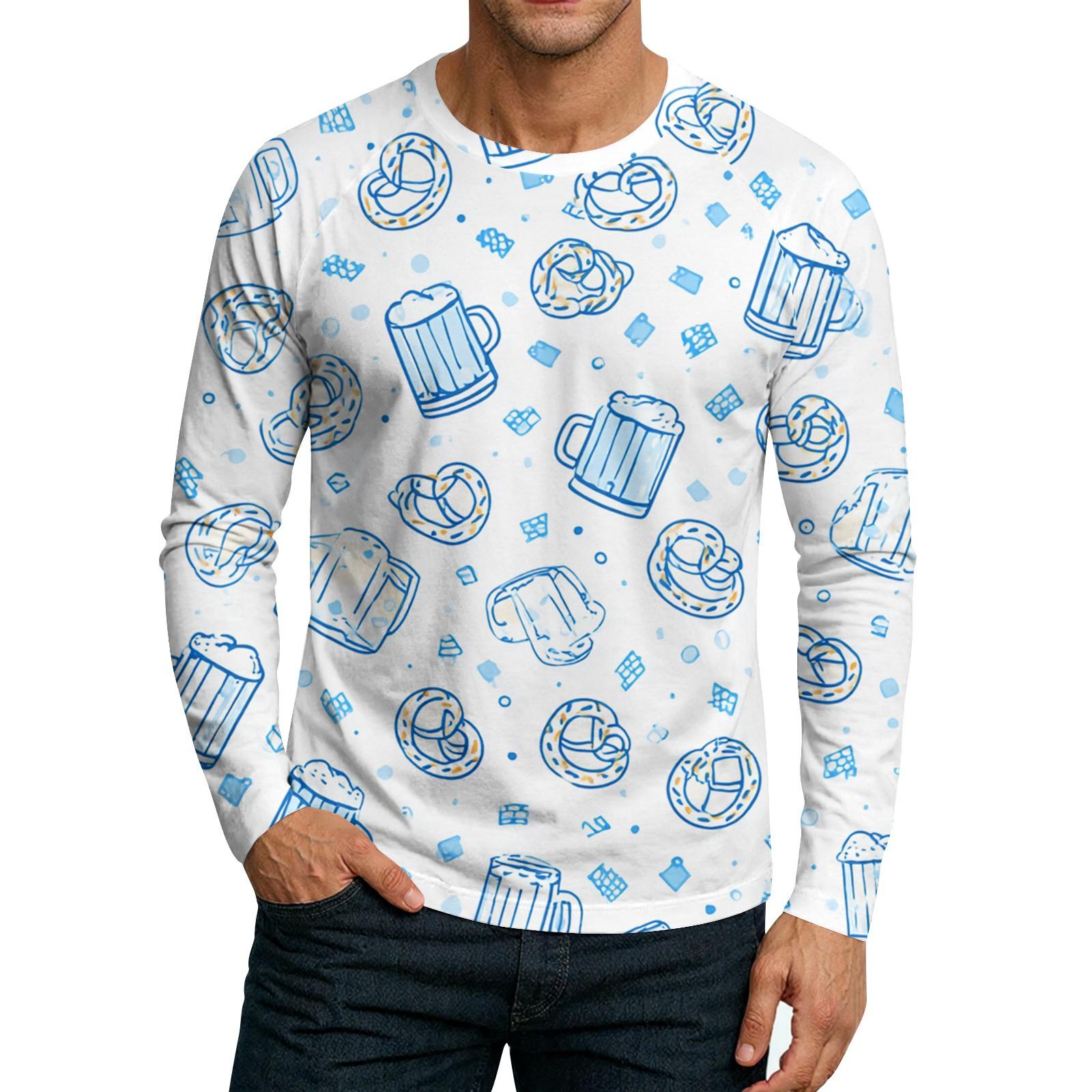 Мужской топ-футболка с круглым вырезом и длинным рукавом L
Мужской топ-футболка с круглым вырезом и длинным рукавом L