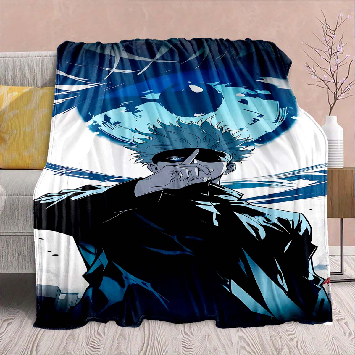 Jujutsu Kaisen Flannel Graphic Blanket Soft Warm Throw Lightweight Plush Sofa Bed Decor -QJY 75x90cm
Jujutsu Kaisen Flannel Graphic Blanket Soft Warm Throw Lightweight Plush Sofa Bed Decor -QJY 75x90cm