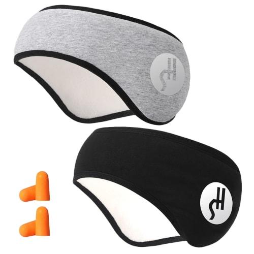 HAMILO Headband-Style Earmuffs and Eye Mask for Sleep, Soundproofing, Includes Earplugs, Set of 2 Colors
HAMILO Headband-Style Earmuffs and Eye Mask for Sleep, Soundproofing, Includes Earplugs, Set of 2 Colors