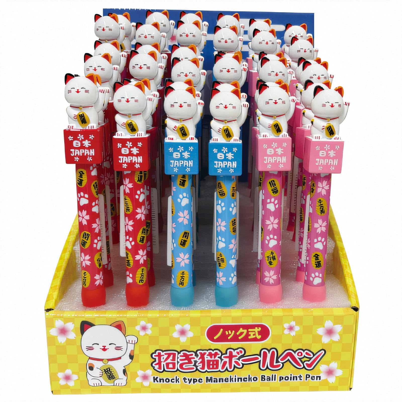 Castle Enterprise Ballpoint a Great Japanese Souvenir for Foreigners Knock-Style Maneki-neko Pens, 36-Piece Set,
Castle Enterprise Ballpoint a Great Japanese Souvenir for Foreigners Knock-Style Maneki-neko Pens, 36-Piece Set,