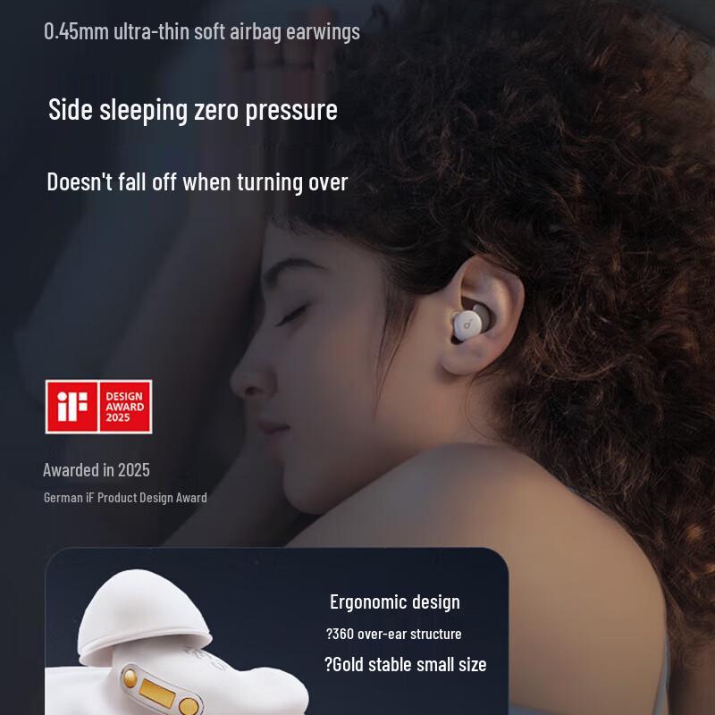 Soundcore Sleep A20 Wireless Noise-Cancelling Sleep Earbuds
Soundcore Sleep A20 Wireless Noise-Cancelling Sleep Earbuds