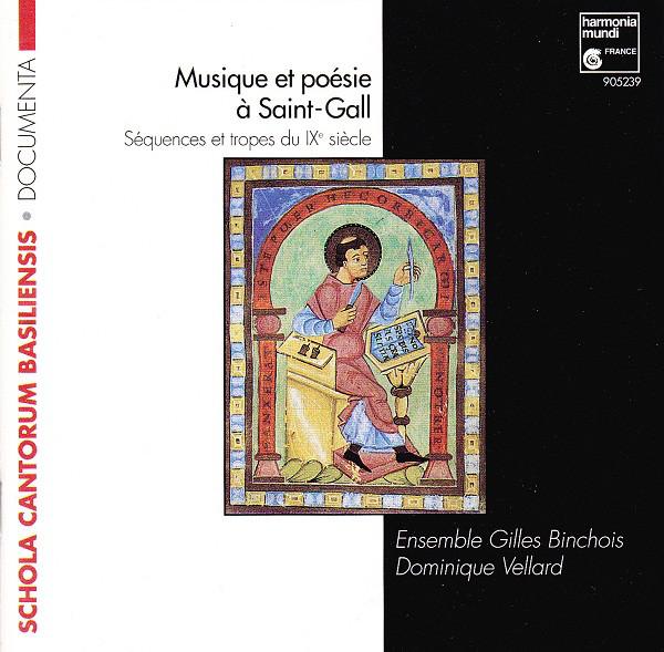 CD ENSEMBLE GILLES BINCHOIS, DOMINIQUE - Musique Et Posie Saint-Gall HMC905239 Harmonia Mundi 1997 France Classical Used
CD ENSEMBLE GILLES BINCHOIS, DOMINIQUE - Musique Et Posie Saint-Gall HMC905239 Harmonia Mundi 1997 France Classical Used