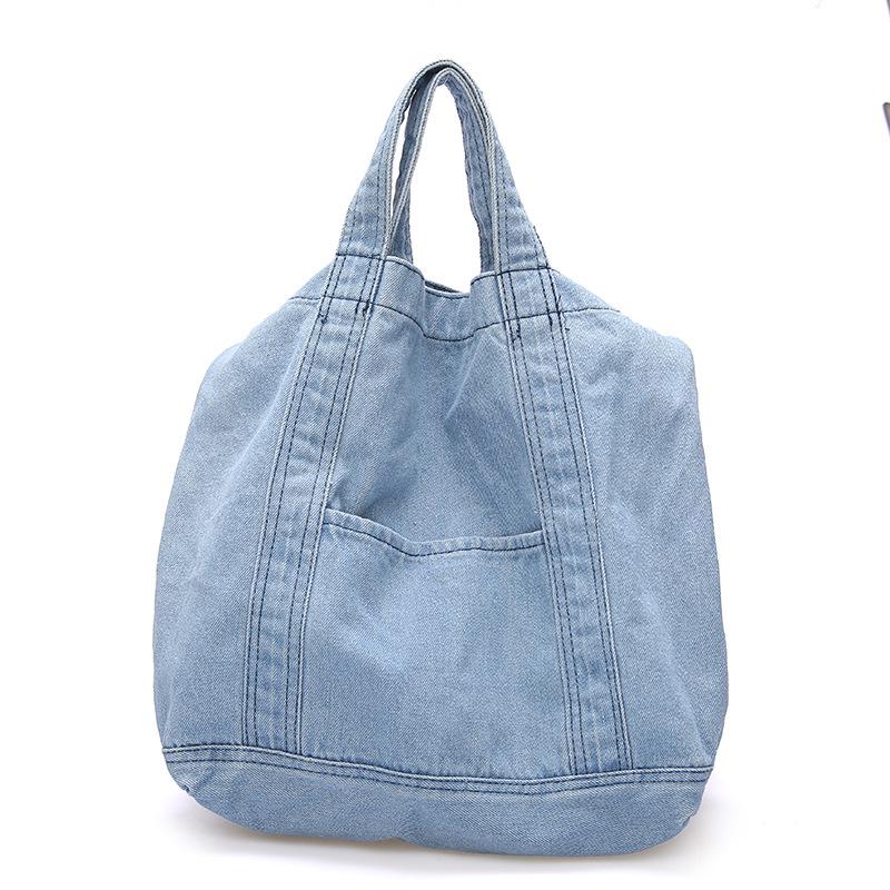 One-Shoulder Denim Bag - Little White Detour синій
One-Shoulder Denim Bag - Little White Detour синій