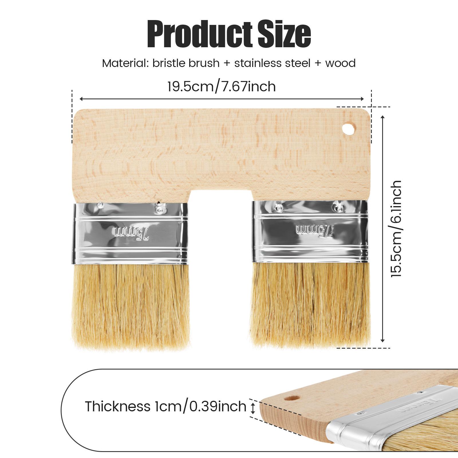 Double Head Painting Brush U Shaped Double Smooth Paint Brush with Wood Handle for Professional Acrylic Painting Hand Tools
Double Head Painting Brush U Shaped Double Smooth Paint Brush with Wood Handle for Professional Acrylic Painting Hand Tools