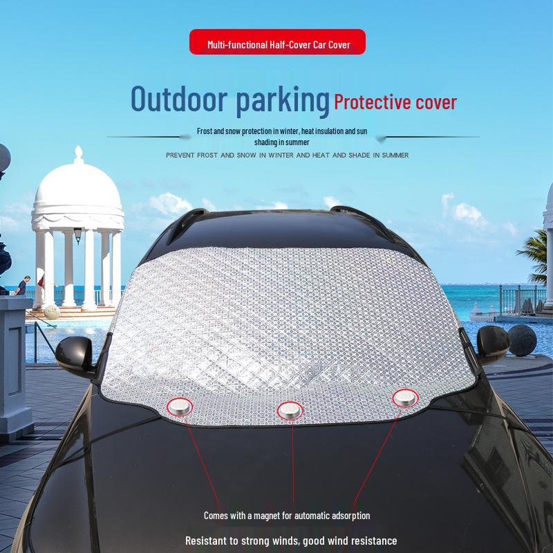 Car Windshield Sunshade and Snow Shield - Extra Thick Anti-Freeze Cover 147*116
Car Windshield Sunshade and Snow Shield - Extra Thick Anti-Freeze Cover 147*116
