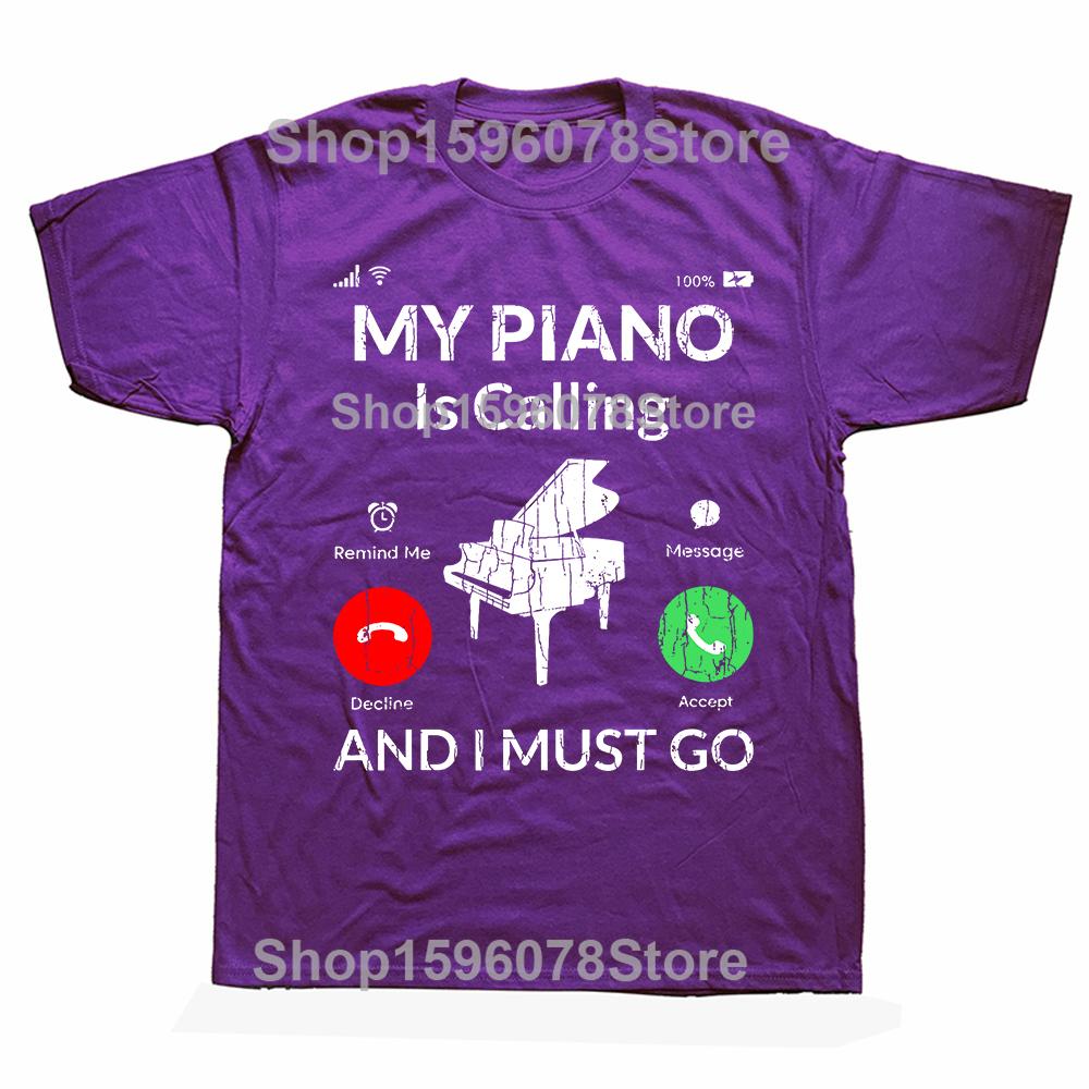 Мое пианино зовет Смешной музыкальный плеер Музыкант Графические футболки Летняя графическая хлопковая уличная одежда Подарки на день рождения Футболка мужская 4XL
Мое пианино зовет Смешной музыкальный плеер Музыкант Графические футболки Летняя графическая хлопковая уличная одежда Подарки на день рождения Футболка мужская 4XL