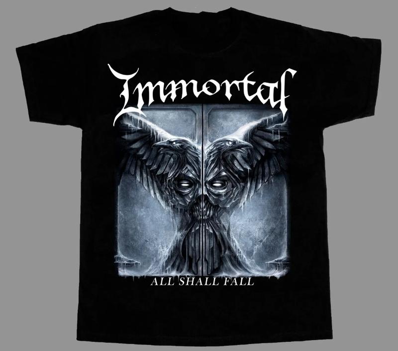 Vtg IMMORTAL ALL SHALL FALL Cotton Black Full Size Unisex T-Shirt L
Vtg IMMORTAL ALL SHALL FALL Cotton Black Full Size Unisex T-Shirt L