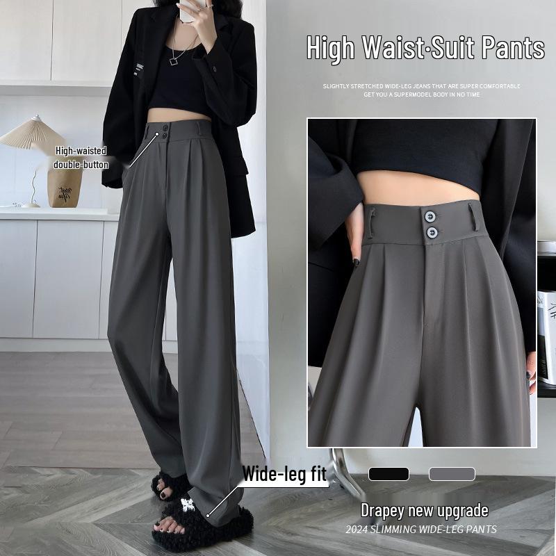 Women s High Waist Drapey Suit Pants, Petite Casual, Narrow & Wide Straight Leg Options, Spring/Autumn 2024. M (100-110 lbs)
Women s High Waist Drapey Suit Pants, Petite Casual, Narrow & Wide Straight Leg Options, Spring/Autumn 2024. M (100-110 lbs)
