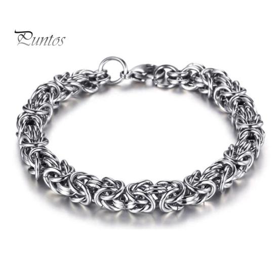 Мужской византийский браслет-цепочка с застежкой-карабином из титановой стали, полированный, толстый, легкий, хип-хоп, наручные украшения, шопинг, работа, вечеринка, свидание серебряный
Мужской византийский браслет-цепочка с застежкой-карабином из титановой стали, полированный, толстый, легкий, хип-хоп, наручные украшения, шопинг, работа, вечеринка, свидание серебряный
