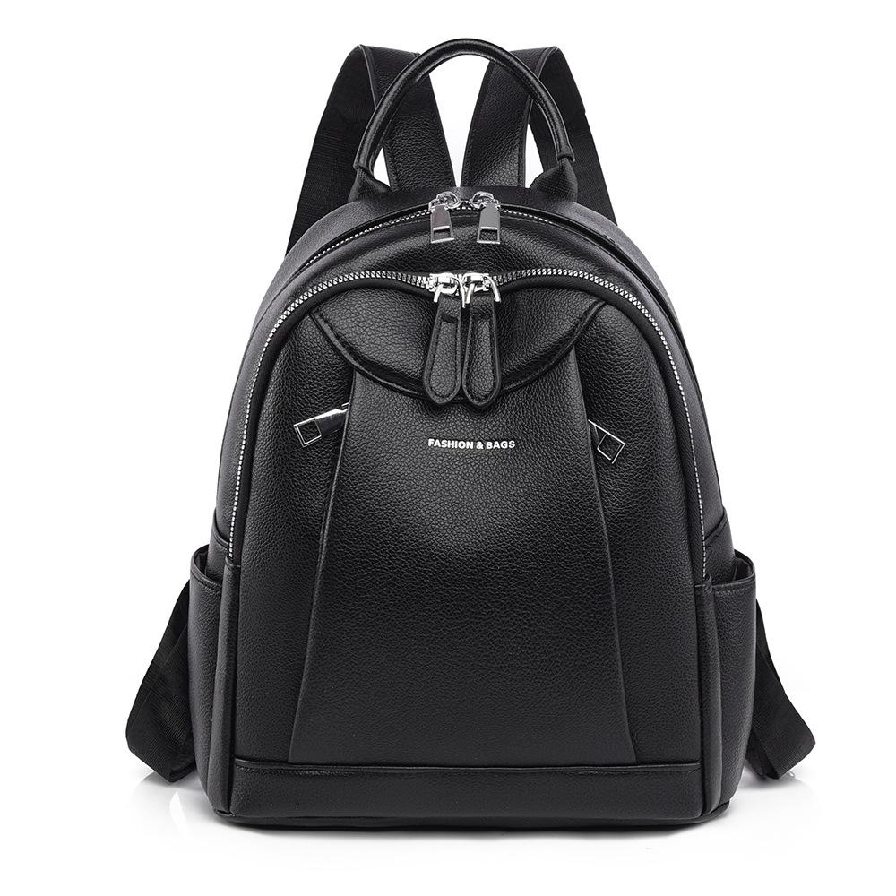 New PU leather texture backpack, universal in all seasons, college student class schoolbag, urban simple commuter women s bag one size fits all чорний
New PU leather texture backpack, universal in all seasons, college student class schoolbag, urban simple commuter women s bag one size fits all чорний