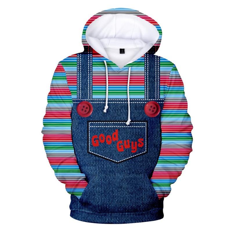 2024 New Fashion Men Hoodies 3D Full-Print horror movie Chucky Hoodie Sweatshirt Apparel Cosplay costume Unisex Hoody Streetwear
2024 New Fashion Men Hoodies 3D Full-Print horror movie Chucky Hoodie Sweatshirt Apparel Cosplay costume Unisex Hoody Streetwear