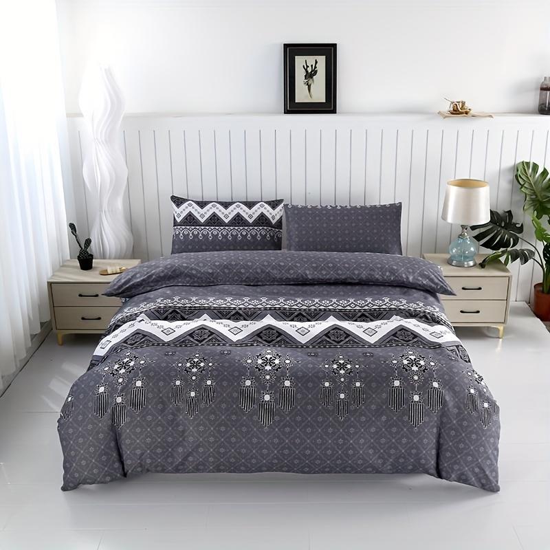 3Pcs Polyester Printed Geometric Floral Soft Beige-Friendly Duvet Cover Set, One Duvet Cover Plus Two Pillowcases, Suitable Duvet Cover Set&EU Single(135x200cm)
3Pcs Polyester Printed Geometric Floral Soft Beige-Friendly Duvet Cover Set, One Duvet Cover Plus Two Pillowcases, Suitable Duvet Cover Set&EU Single(135x200cm)