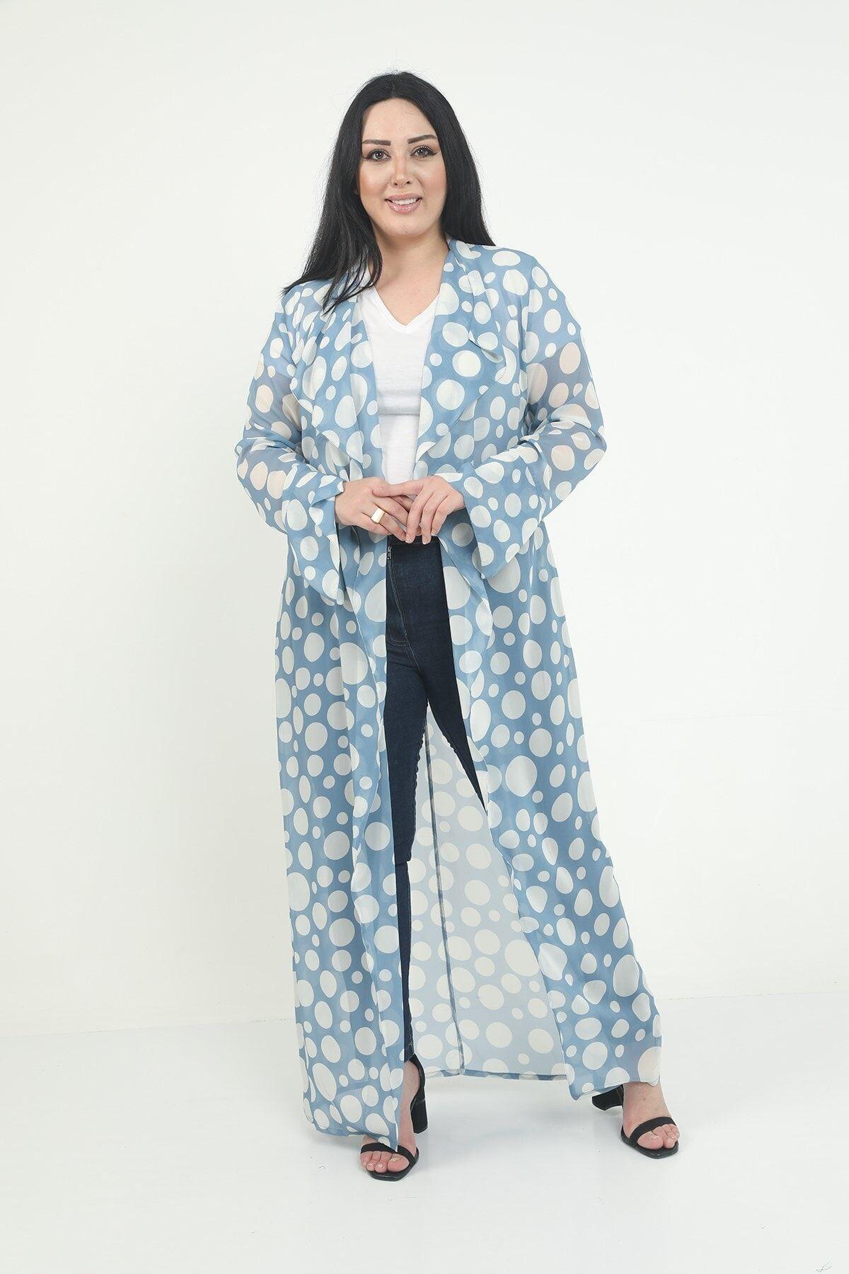 Women s Fashion Big Size Blue Large Size Handkerchief Collar and Slit Detailed Long Kimono 3XL
Women s Fashion Big Size Blue Large Size Handkerchief Collar and Slit Detailed Long Kimono 3XL