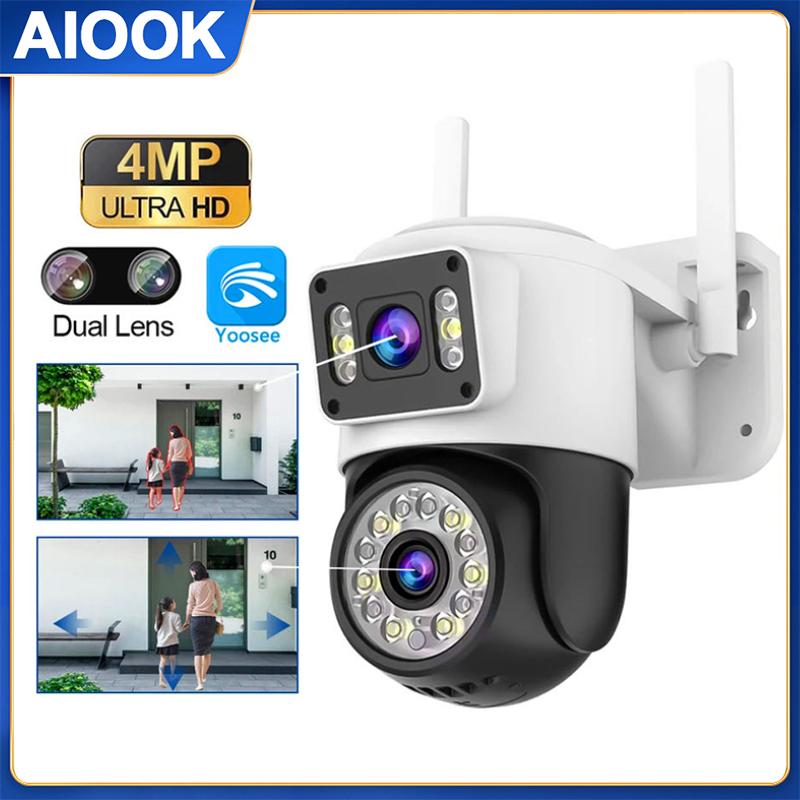 AIOOK HD 8MP 4KWIFI Наружная камера безопасности Полноцветная камера ночного видения с двумя объективами Двусторонняя аудиосвязь YOOSEE CCTV IP66 Водонепроницаемый мобильный мониторинг
AIOOK HD 8MP 4KWIFI Наружная камера безопасности Полноцветная камера ночного видения с двумя объективами Двусторонняя аудиосвязь YOOSEE CCTV IP66 Водонепроницаемый мобильный мониторинг