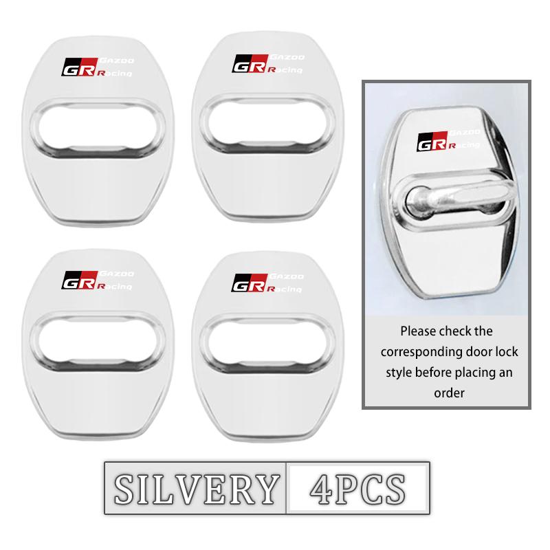 For Toyota 4Pcs Car Door Lock Covers Auto Decorative Accessories Supra Aygo Prado RAV4 Hilux Yaris Corolla 4Runner
For Toyota 4Pcs Car Door Lock Covers Auto Decorative Accessories Supra Aygo Prado RAV4 Hilux Yaris Corolla 4Runner
