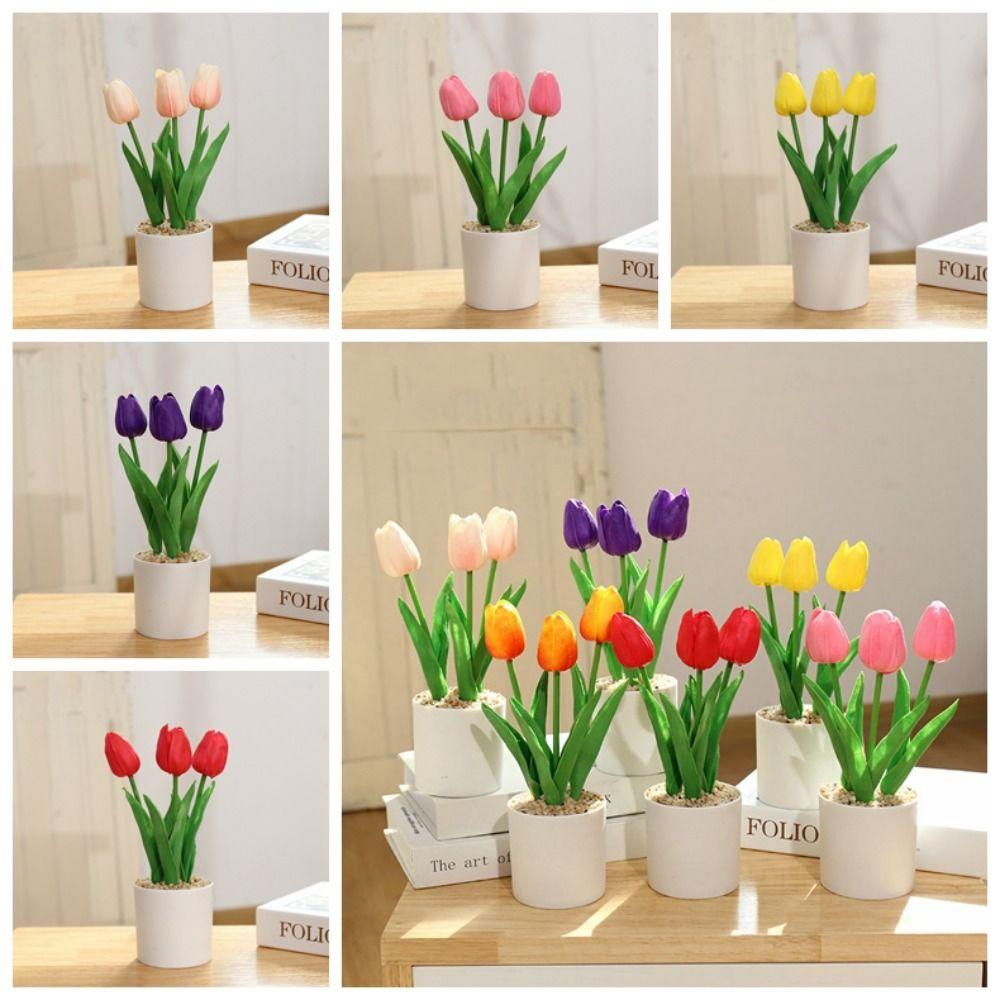3 головки искусственных цветов тюльпанов в горшках ПУ цветы искусственные растения садовое украшение
3 головки искусственных цветов тюльпанов в горшках ПУ цветы искусственные растения садовое украшение
