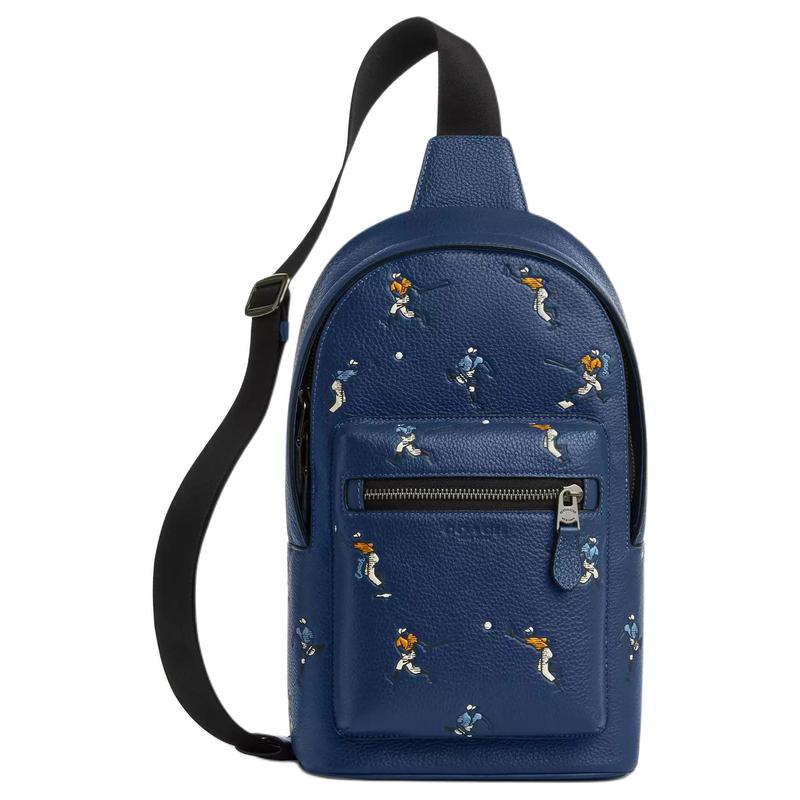 COACH 19 Brand Letter Logo Leather Chest Bag Small Men s Dark Blue синій
COACH 19 Brand Letter Logo Leather Chest Bag Small Men s Dark Blue синій