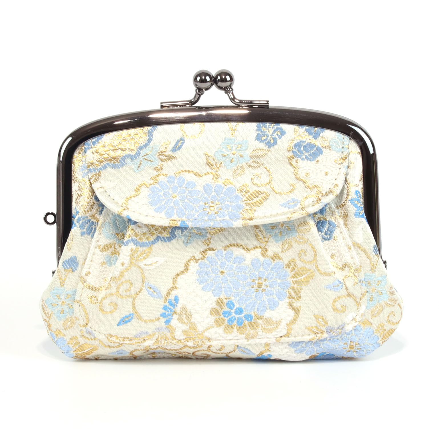 gold brocade clasp wallet with coin purse and pouch Ring Japanese-made (Snow White)
gold brocade clasp wallet with coin purse and pouch Ring Japanese-made (Snow White)
