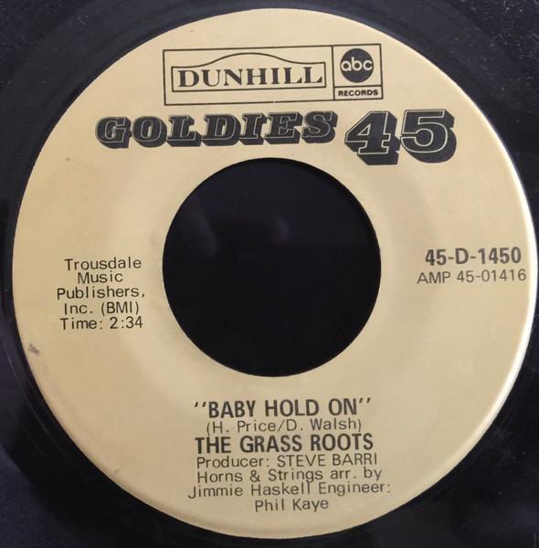 7inch Record GRASS ROOTS Baby Hold On AMP4501416 ABCDunhill Rec US Rock Used
7inch Record GRASS ROOTS Baby Hold On AMP4501416 ABCDunhill Rec US Rock Used