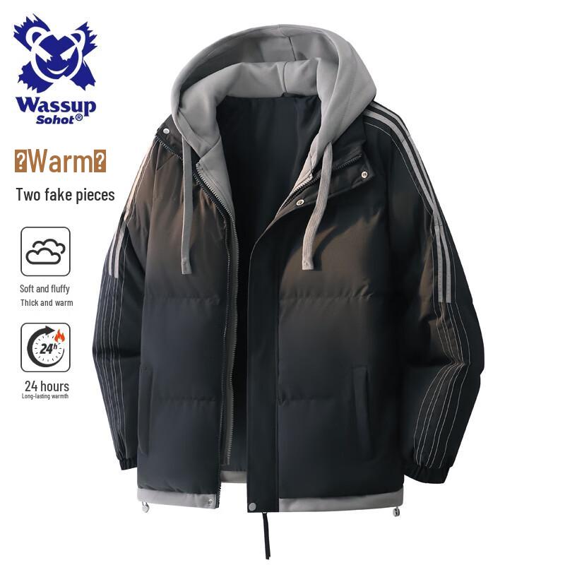 Wassup Sohot Men s Hooded Padded Winter Jacket S
Wassup Sohot Men s Hooded Padded Winter Jacket S