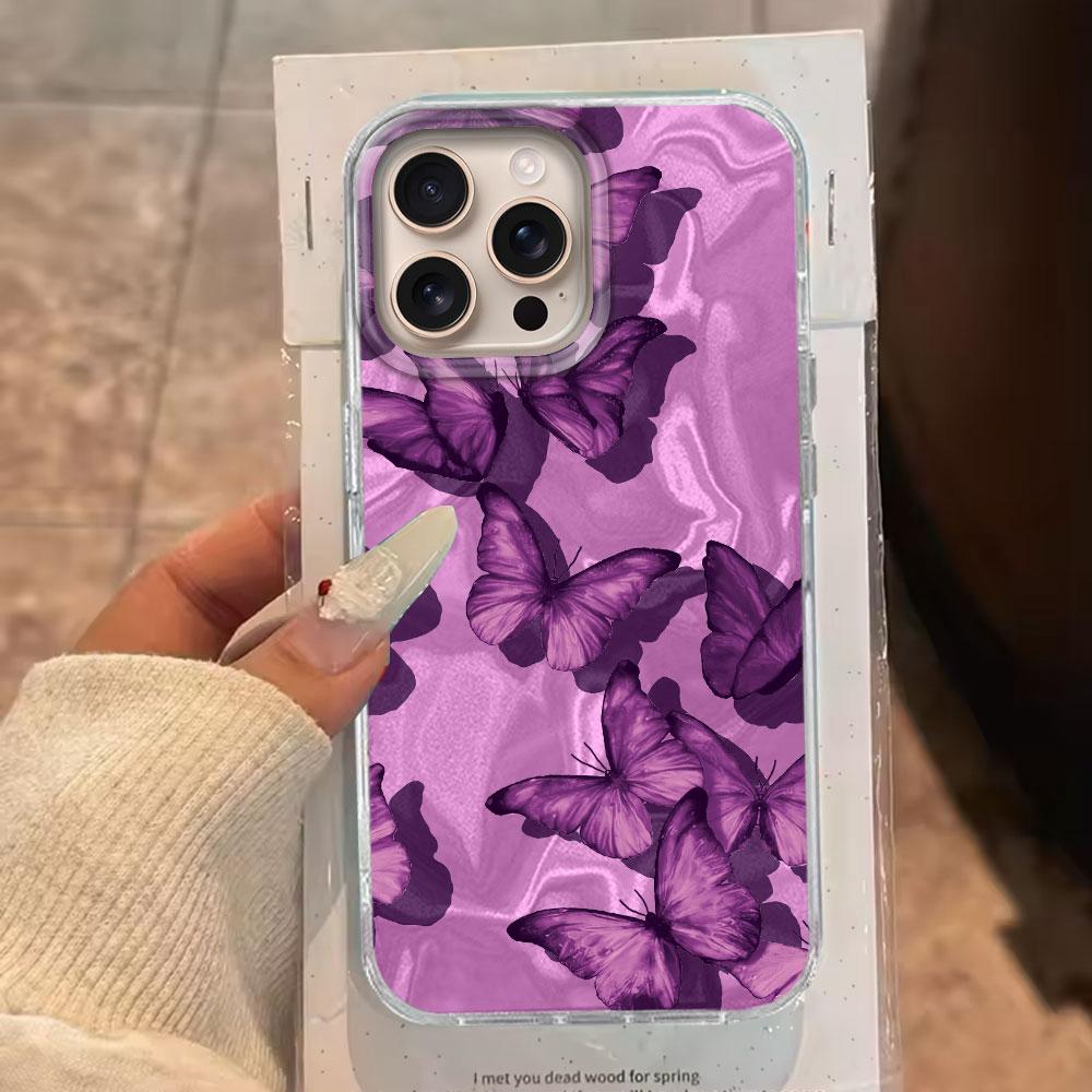 Purple Butterfly Water Wave Texture Phone Case for iphone 16 15 14 7 8 Plus 13 Pro Max X XS XR SE 2022 Shell Silicone Back Cover iPhone 16
Purple Butterfly Water Wave Texture Phone Case for iphone 16 15 14 7 8 Plus 13 Pro Max X XS XR SE 2022 Shell Silicone Back Cover iPhone 16