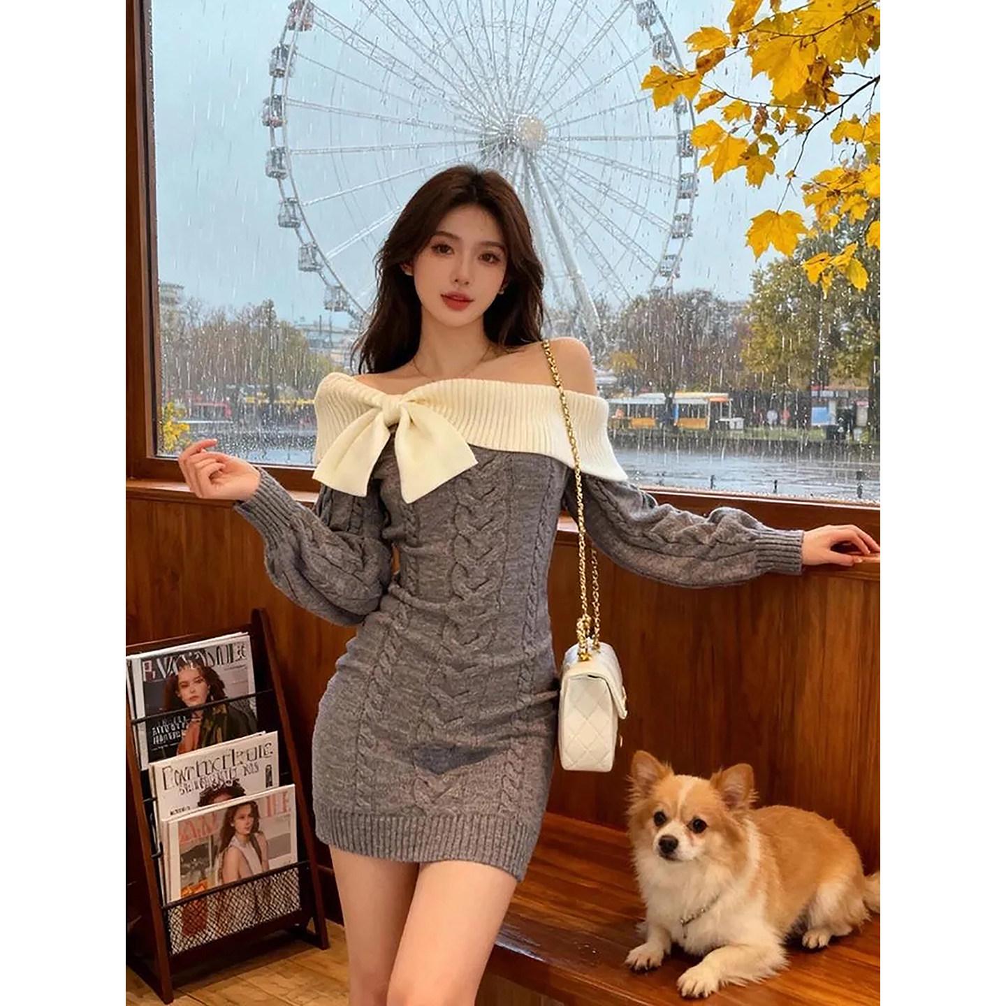 Women s 2025 Winter Pink Sweet & Spicy One-Shoulder Dress - Figure-Flattering & Waist-Cinched Short Skirt. S (for 80-100 jin) сірий колір
Women s 2025 Winter Pink Sweet & Spicy One-Shoulder Dress - Figure-Flattering & Waist-Cinched Short Skirt. S (for 80-100 jin) сірий колір