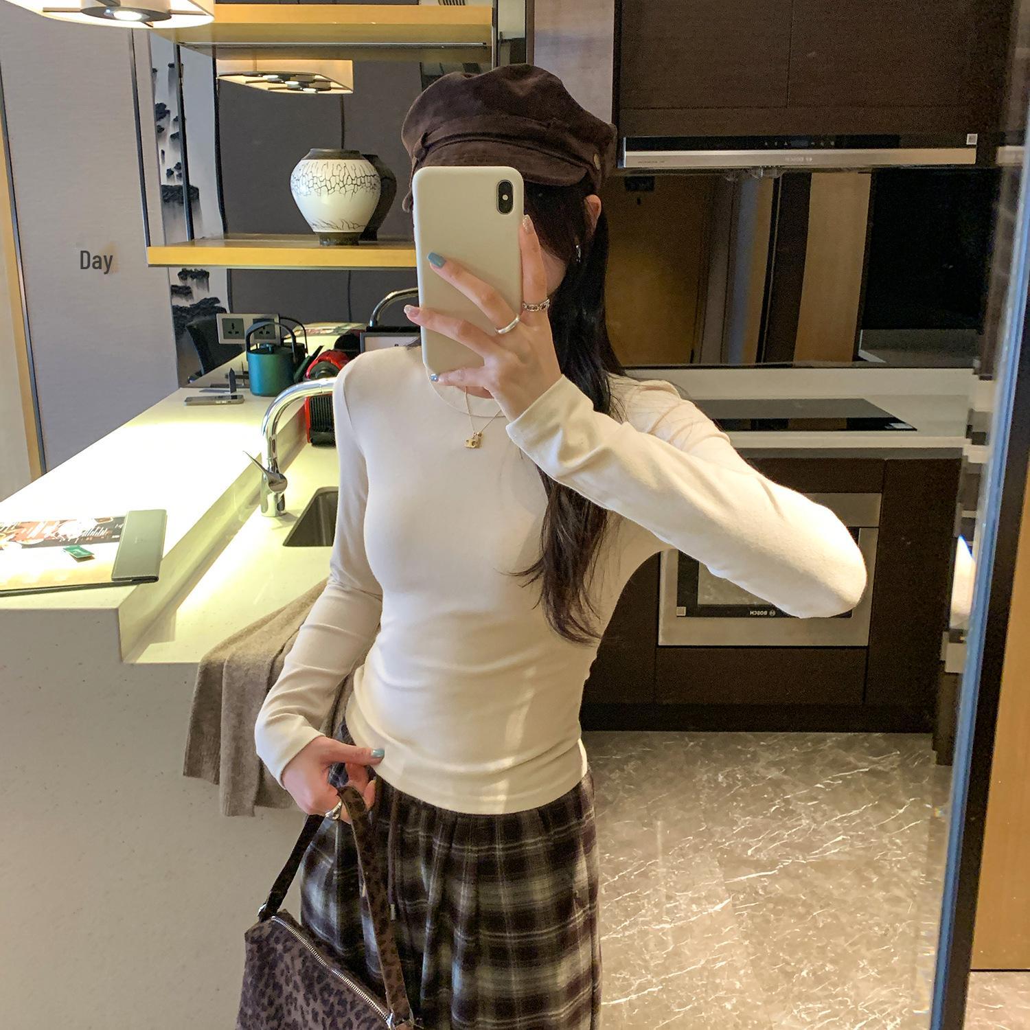 Women s Pure Desire White Soft Brushed Slim Fit Long Sleeve Base Layer T-Shirt - Korean Style Autumn/Winter Extra Large
Women s Pure Desire White Soft Brushed Slim Fit Long Sleeve Base Layer T-Shirt - Korean Style Autumn/Winter Extra Large