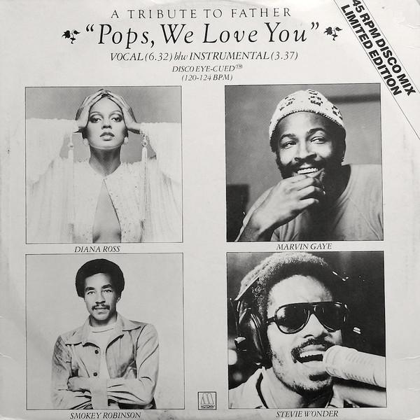 12inch Record DIANA ROSS MARVIN GAYE SMOKEY R Pops We Love You A Tribute To Fat 12TMG1136 Motown 1979 UK SoulFunk Used
12inch Record DIANA ROSS MARVIN GAYE SMOKEY R Pops We Love You A Tribute To Fat 12TMG1136 Motown 1979 UK SoulFunk Used