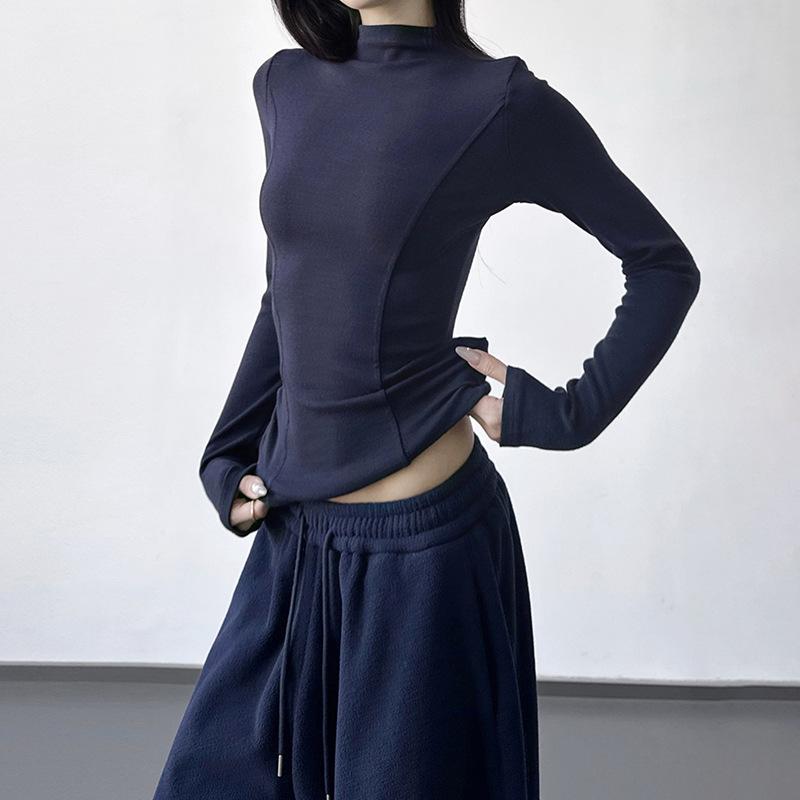 Women s 2025 Black Half-High Neck Base Layer T-Shirt, Solid Winter Inner Wear, Stand-Up Collar, Tight-Fitting Top. M темно-синий
Women s 2025 Black Half-High Neck Base Layer T-Shirt, Solid Winter Inner Wear, Stand-Up Collar, Tight-Fitting Top. M темно-синий
