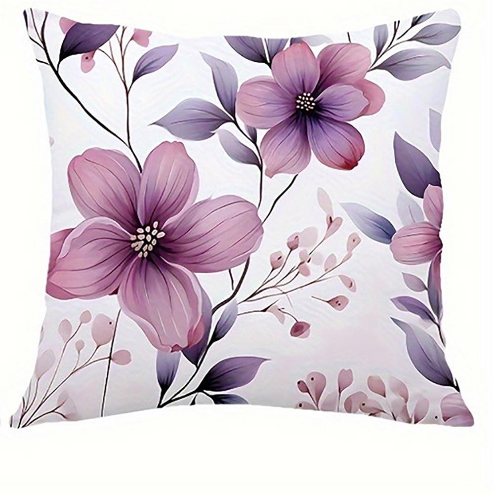 Floral Patterned Pillowcase: Pink & PurpleSuitable for sofa car bedroom decorative cushion cover pillow cover 16x16Inch
Floral Patterned Pillowcase: Pink & PurpleSuitable for sofa car bedroom decorative cushion cover pillow cover 16x16Inch