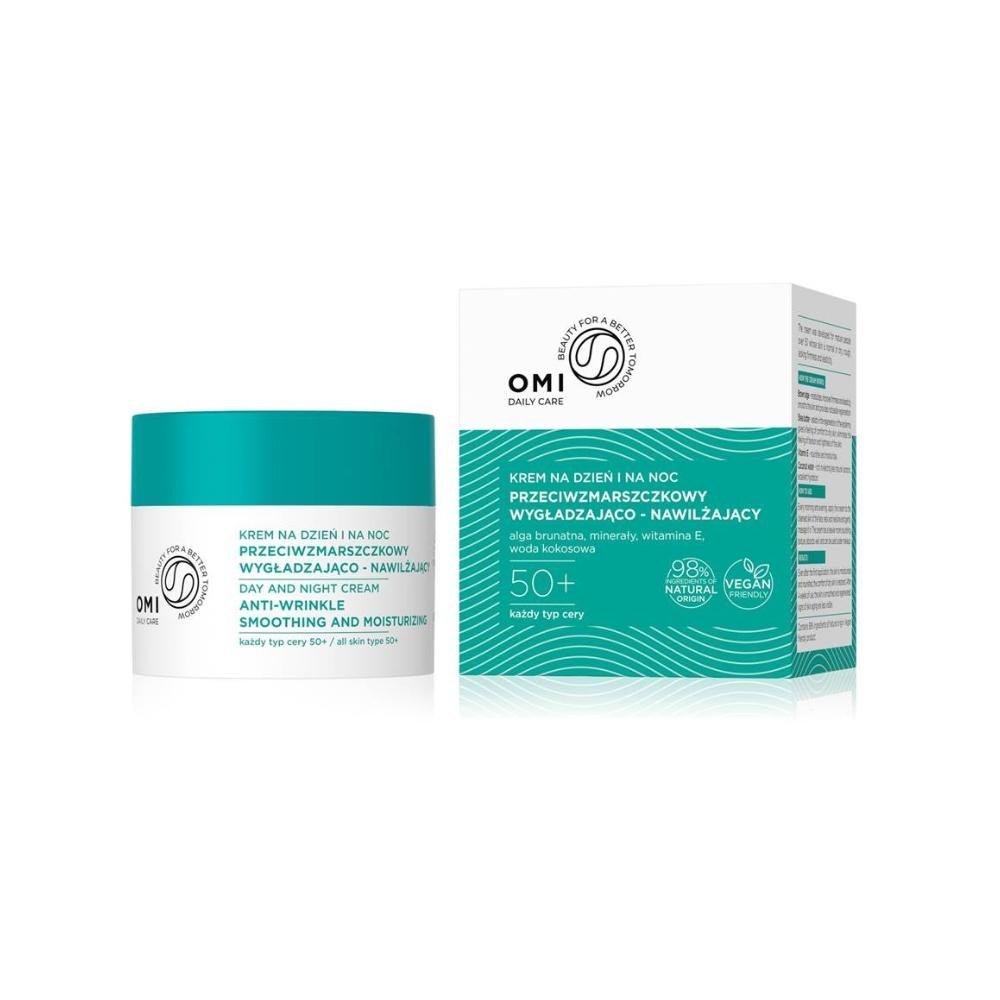 OMI Anti-Wrinkle Cream 50+ Smoothing & Moisturizing Day/Night Cream 50 мл - Крем проти зморшок 50+ розгладжуючий і зволожуючий
OMI Anti-Wrinkle Cream 50+ Smoothing & Moisturizing Day/Night Cream 50 мл - Крем проти зморшок 50+ розгладжуючий і зволожуючий