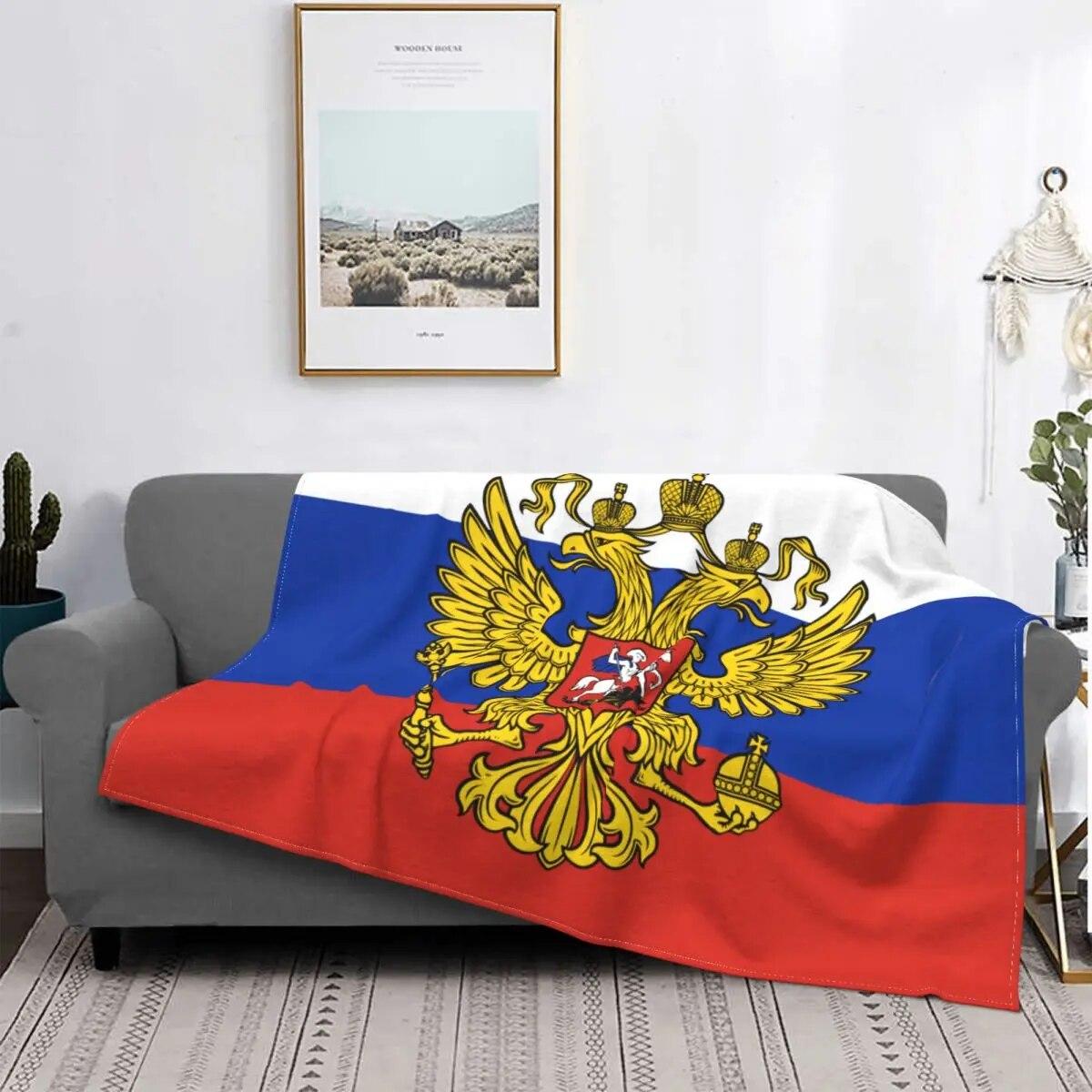 Flag of Russia with Soviet Eagle Blanket Soft Fleece Warm Flannel Coat of Arms Blanket Sofa Cover Travel Flannel Blanket For Gift All Seasons
Flag of Russia with Soviet Eagle Blanket Soft Fleece Warm Flannel Coat of Arms Blanket Sofa Cover Travel Flannel Blanket For Gift All Seasons