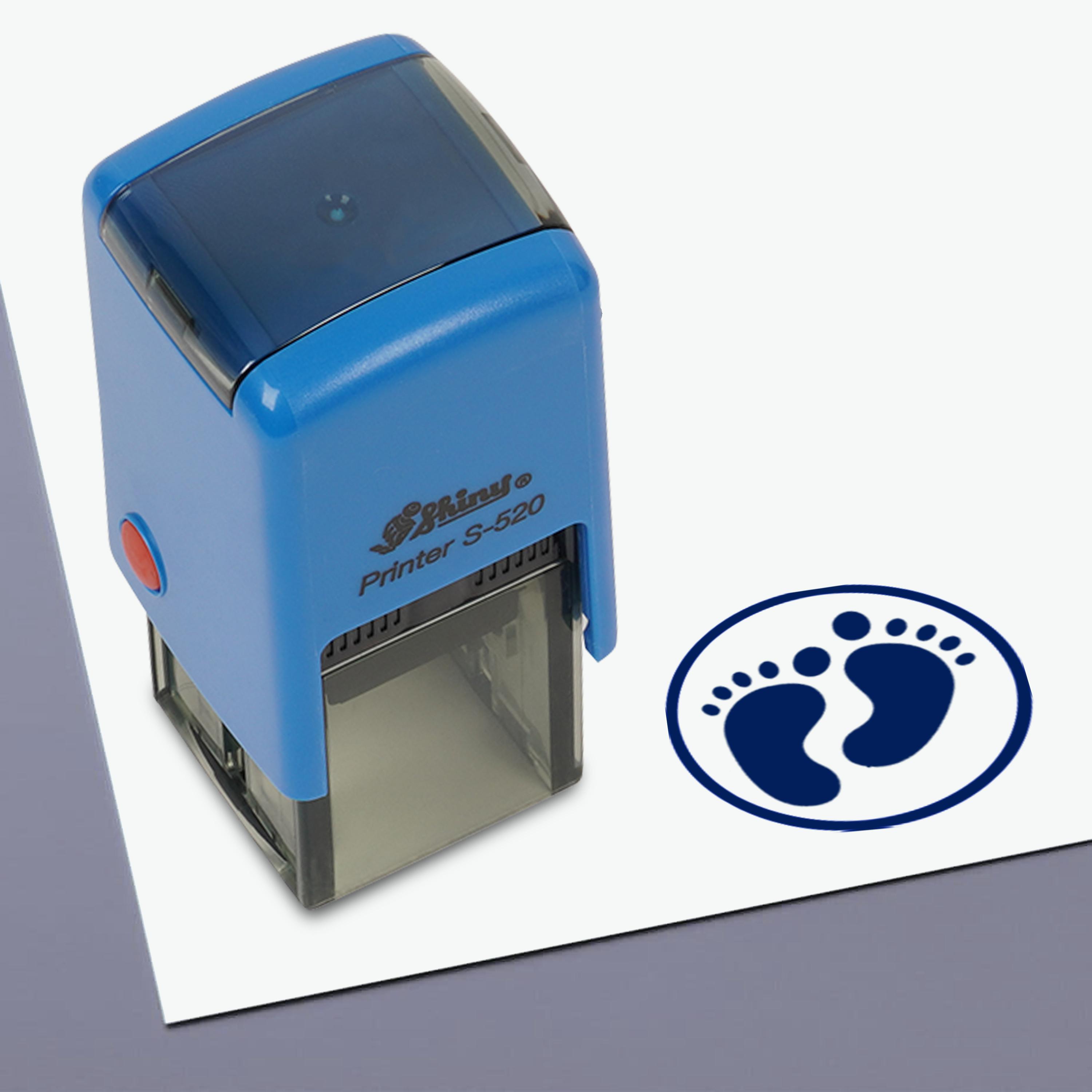 Персоналізований індивідуальний блискучий гумовий міні-штамп 20 мм, ДИЗАЙН СЛІДУ, Круглий, який самостійно пише чорнилом, Дитячий вчитель Blue - 20mm синій
Персоналізований індивідуальний блискучий гумовий міні-штамп 20 мм, ДИЗАЙН СЛІДУ, Круглий, який самостійно пише чорнилом, Дитячий вчитель Blue - 20mm синій