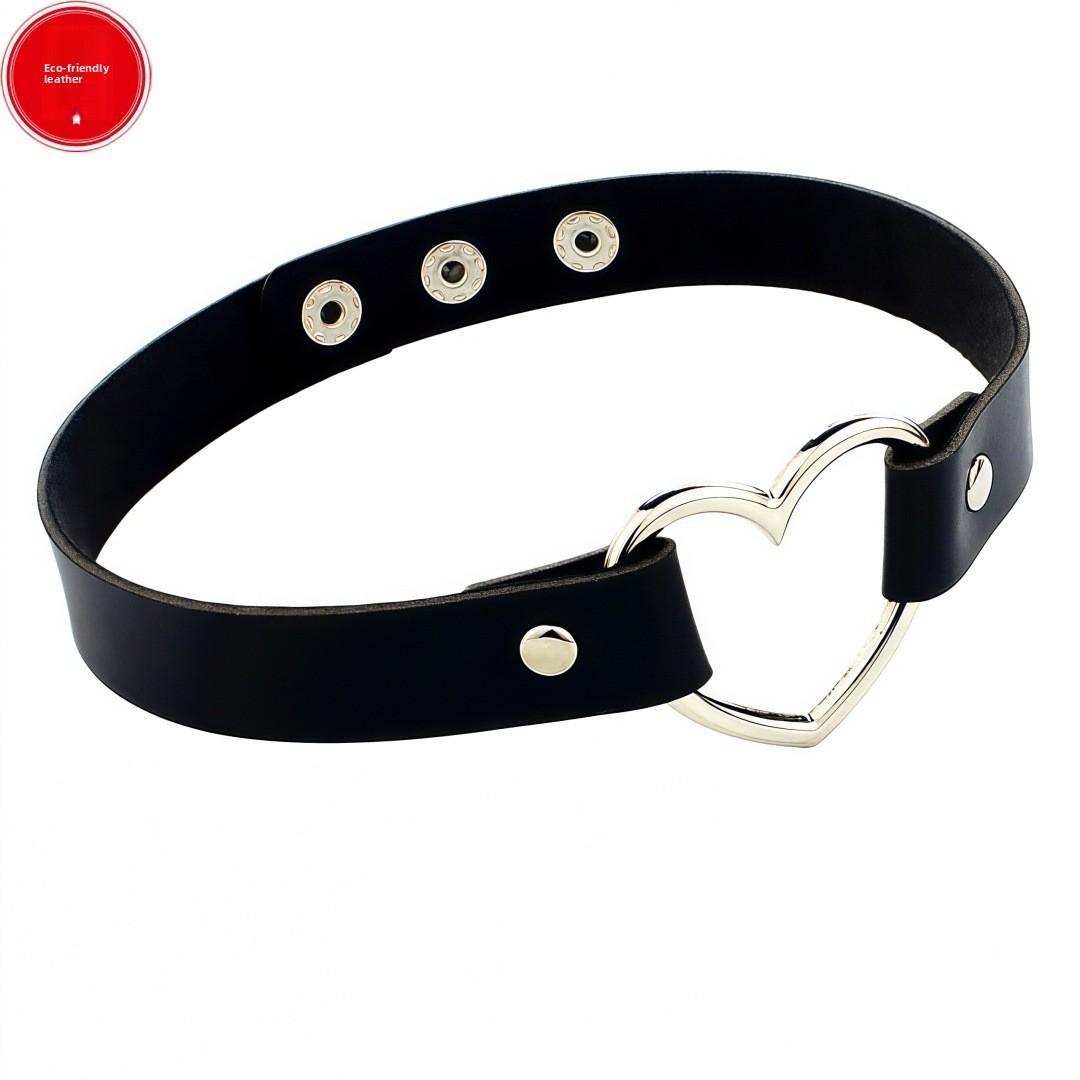 Eco-friendly PU Leather Harajuku Punk Nightclub Soft Girl Choker Peach Heart Love Collar Women s Necklace Collarbone Necklace
Eco-friendly PU Leather Harajuku Punk Nightclub Soft Girl Choker Peach Heart Love Collar Women s Necklace Collarbone Necklace