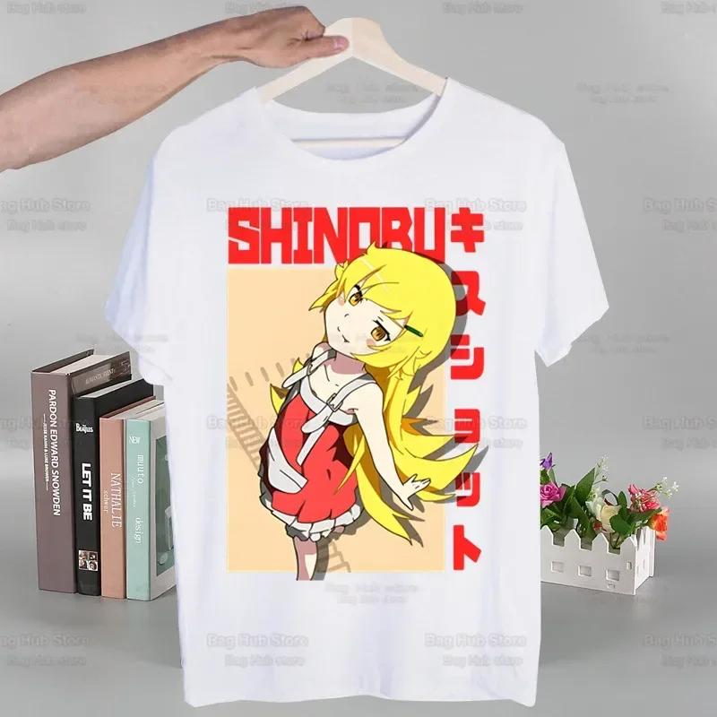 Bakemonogatari Senjougahara Oshino Shinobu Funny T Shirt Men Casual Short Sleeve Tshirt Homme Manga Unisex T-shirt Tees S
Bakemonogatari Senjougahara Oshino Shinobu Funny T Shirt Men Casual Short Sleeve Tshirt Homme Manga Unisex T-shirt Tees S