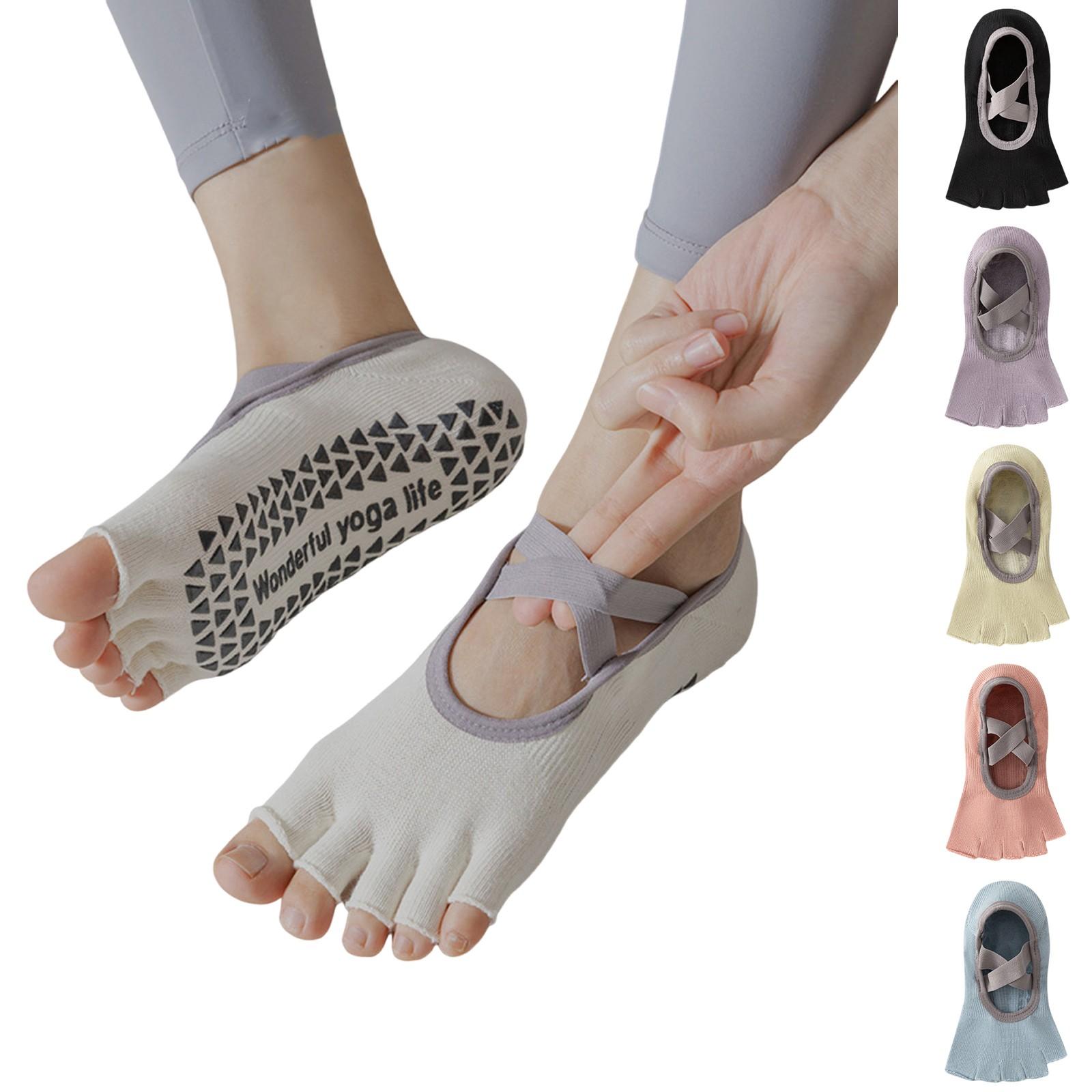 Women s Open Toe Yoga Socks Non-slip Yoga Open Toe Foot Care Split Toe Socks One Size чорний
Women s Open Toe Yoga Socks Non-slip Yoga Open Toe Foot Care Split Toe Socks One Size чорний