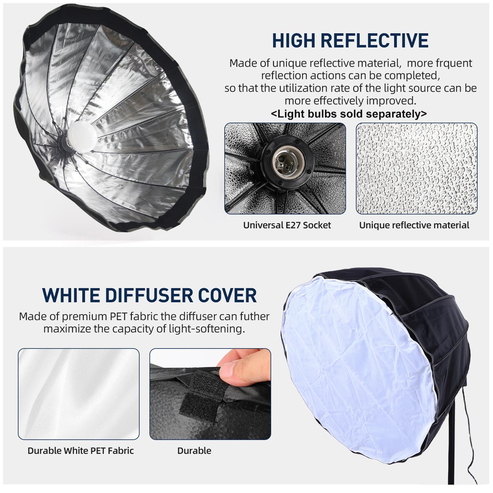 2 Sets Photography Lights Kit with 85W Energy Saving Bulb and Remote Control for Live Streaming Portrait US Plug
2 Sets Photography Lights Kit with 85W Energy Saving Bulb and Remote Control for Live Streaming Portrait US Plug