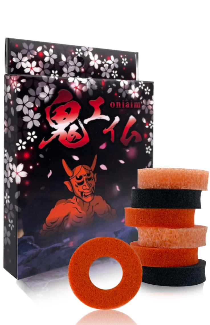 Oni Aim Orange Demon High Grade Model FPS Aim Improvement Ring Silicone Domestic Stick Sponge PS5 PS4 SWITCH Controller 3 Hardness Types Total 6
Oni Aim Orange Demon High Grade Model FPS Aim Improvement Ring Silicone Domestic Stick Sponge PS5 PS4 SWITCH Controller 3 Hardness Types Total 6