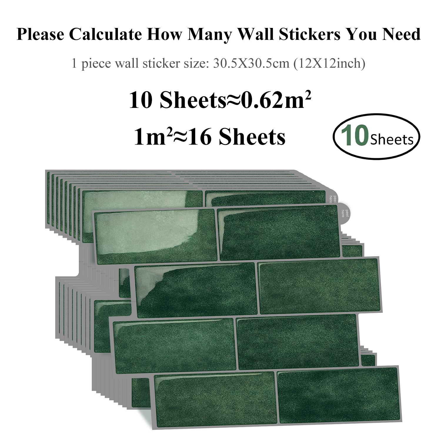 3D Peel and Stick Subway Wall Tile Sticker Premium Waterproof Wallpaper for Apatment House RV Renovation- 10 Sheets 10 Sheets
3D Peel and Stick Subway Wall Tile Sticker Premium Waterproof Wallpaper for Apatment House RV Renovation- 10 Sheets 10 Sheets