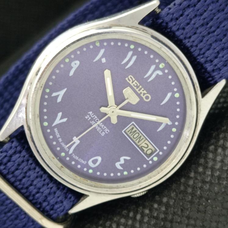 Б/У винтажные часы SEIKO 5 AUTO 7019A JAPAN MENS D/D ARABIC BLUE 608g-a316423-9 SKU608g-a316423
Б/У винтажные часы SEIKO 5 AUTO 7019A JAPAN MENS D/D ARABIC BLUE 608g-a316423-9 SKU608g-a316423