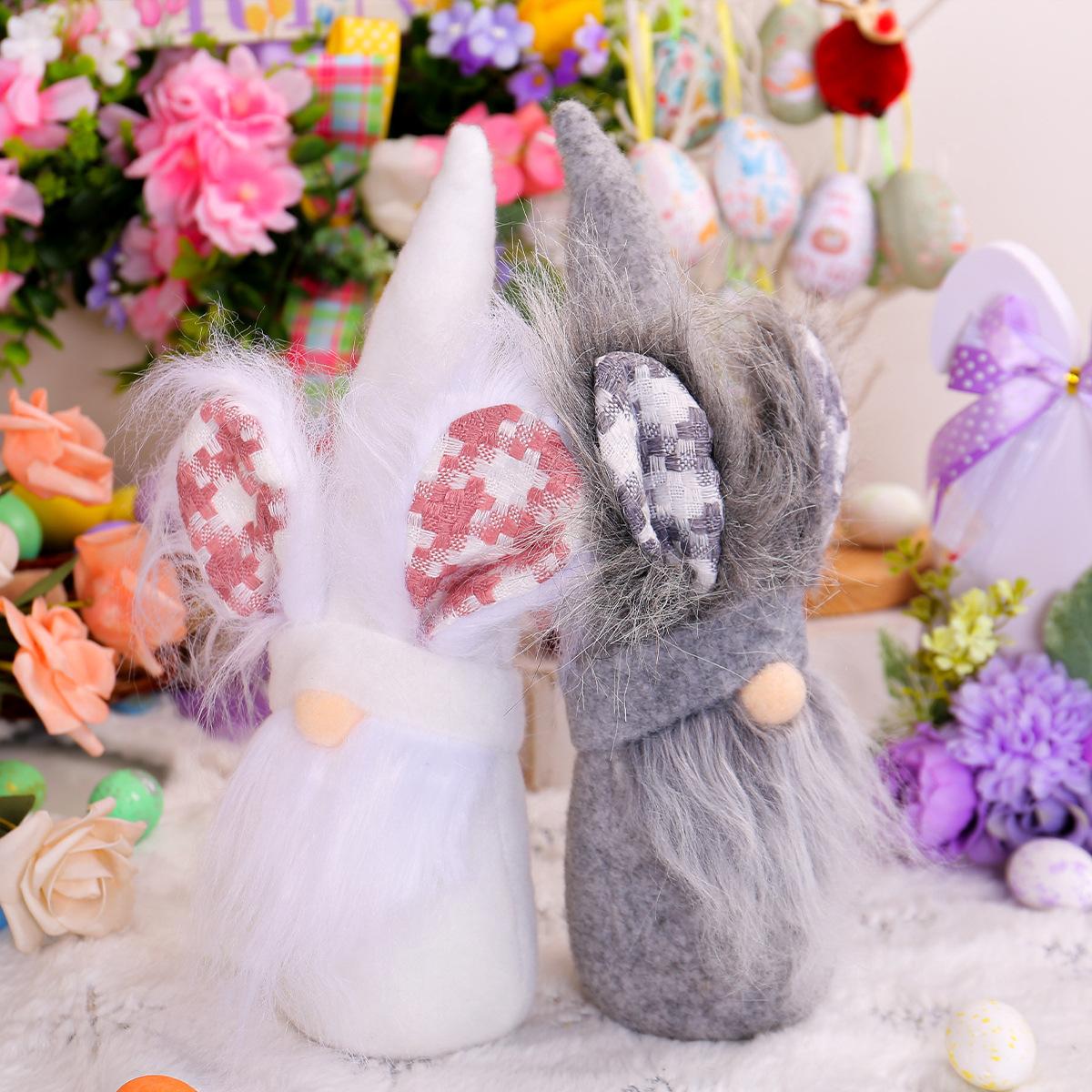 Easter Faceless Gnome Doll Ornament Creative Desktop Cute Rabbit Elf Ornament D1-15 Grey Rabbit
Easter Faceless Gnome Doll Ornament Creative Desktop Cute Rabbit Elf Ornament D1-15 Grey Rabbit