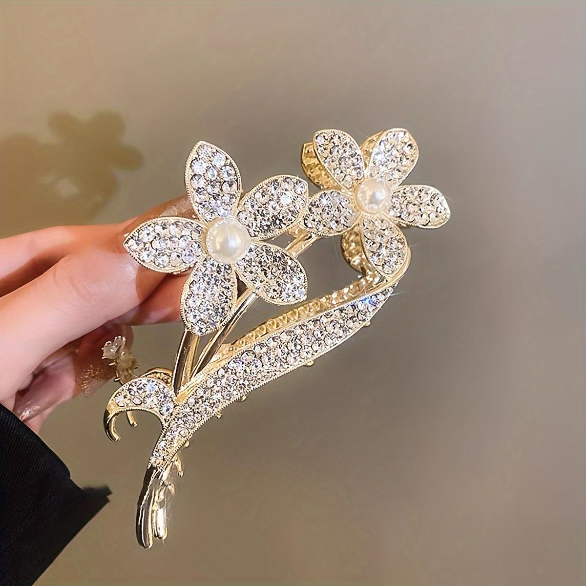 1PC Elegant Golden Decorative Hairclaw Clip Vintage Grab Hairpin Fashion Hairpin Suitable for Women
1PC Elegant Golden Decorative Hairclaw Clip Vintage Grab Hairpin Fashion Hairpin Suitable for Women