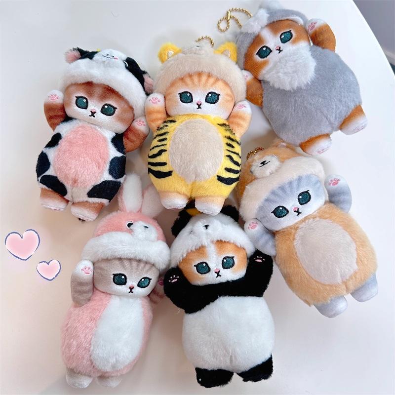 15 см плюшевая кошка превращается в тигра, волка, корова, кукла, игрушки, подвеска, милый плюшевый брелок, сумка, подвеска, рождественские подарки
15 см плюшевая кошка превращается в тигра, волка, корова, кукла, игрушки, подвеска, милый плюшевый брелок, сумка, подвеска, рождественские подарки