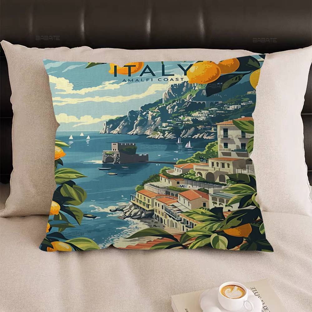 Landscape Art Amalfi Italian Pillow Cover Design cushion Cover decor Holiday Decorati 20x20Inch
Landscape Art Amalfi Italian Pillow Cover Design cushion Cover decor Holiday Decorati 20x20Inch