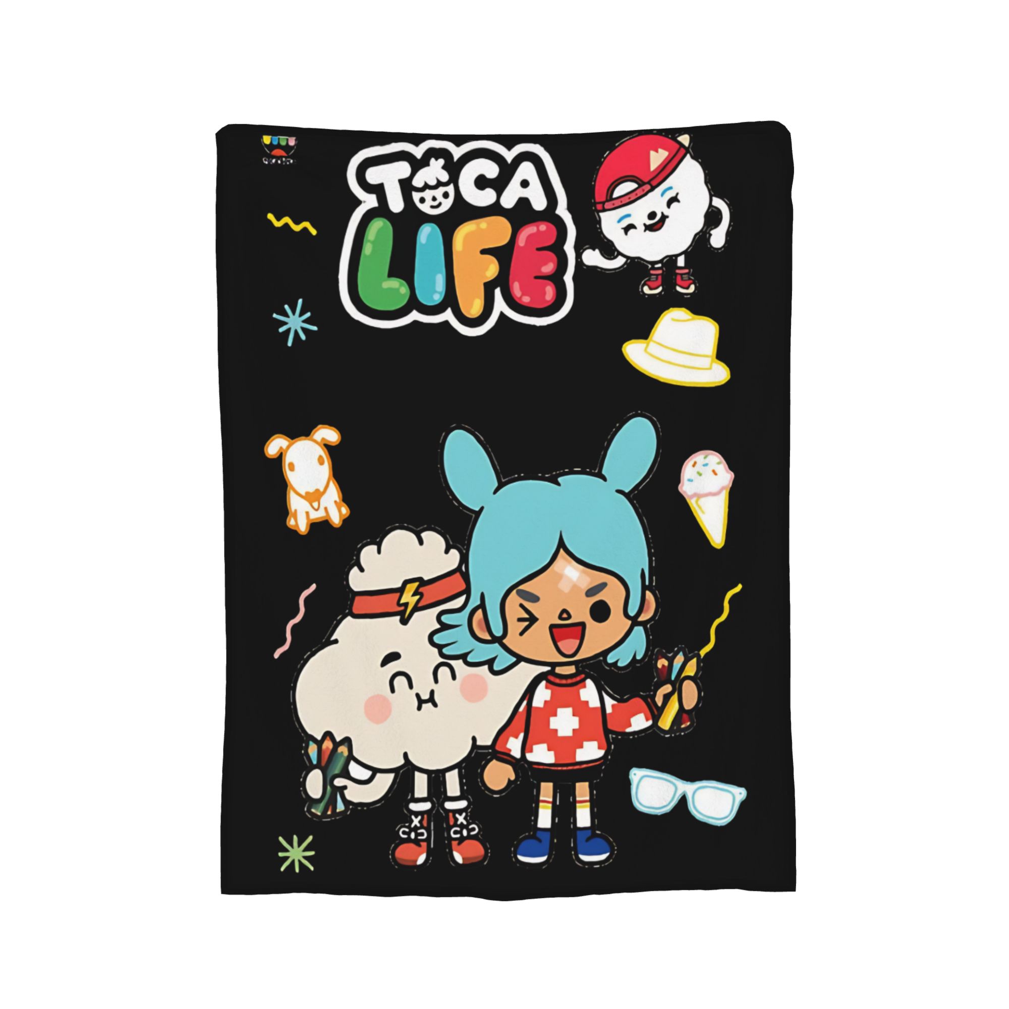 Toca boca life world Плюшеві пледи з коралового флісу Пледи для ліжка, подорожей, тепла спальня, ковдра, 80x60in
Toca boca life world Плюшеві пледи з коралового флісу Пледи для ліжка, подорожей, тепла спальня, ковдра, 80x60in
