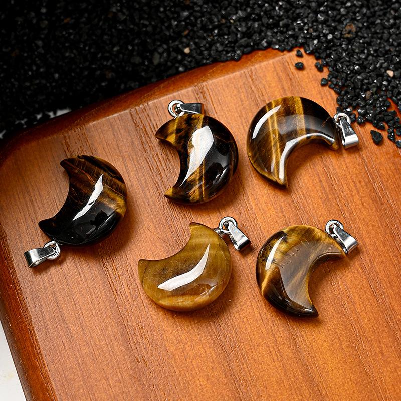 Підвіска Місяць з натурального кристала - Аметист, Пірит, Рожевий Кварц, Зелений Авантюрин та Лазурит
Підвіска Місяць з натурального кристала - Аметист, Пірит, Рожевий Кварц, Зелений Авантюрин та Лазурит