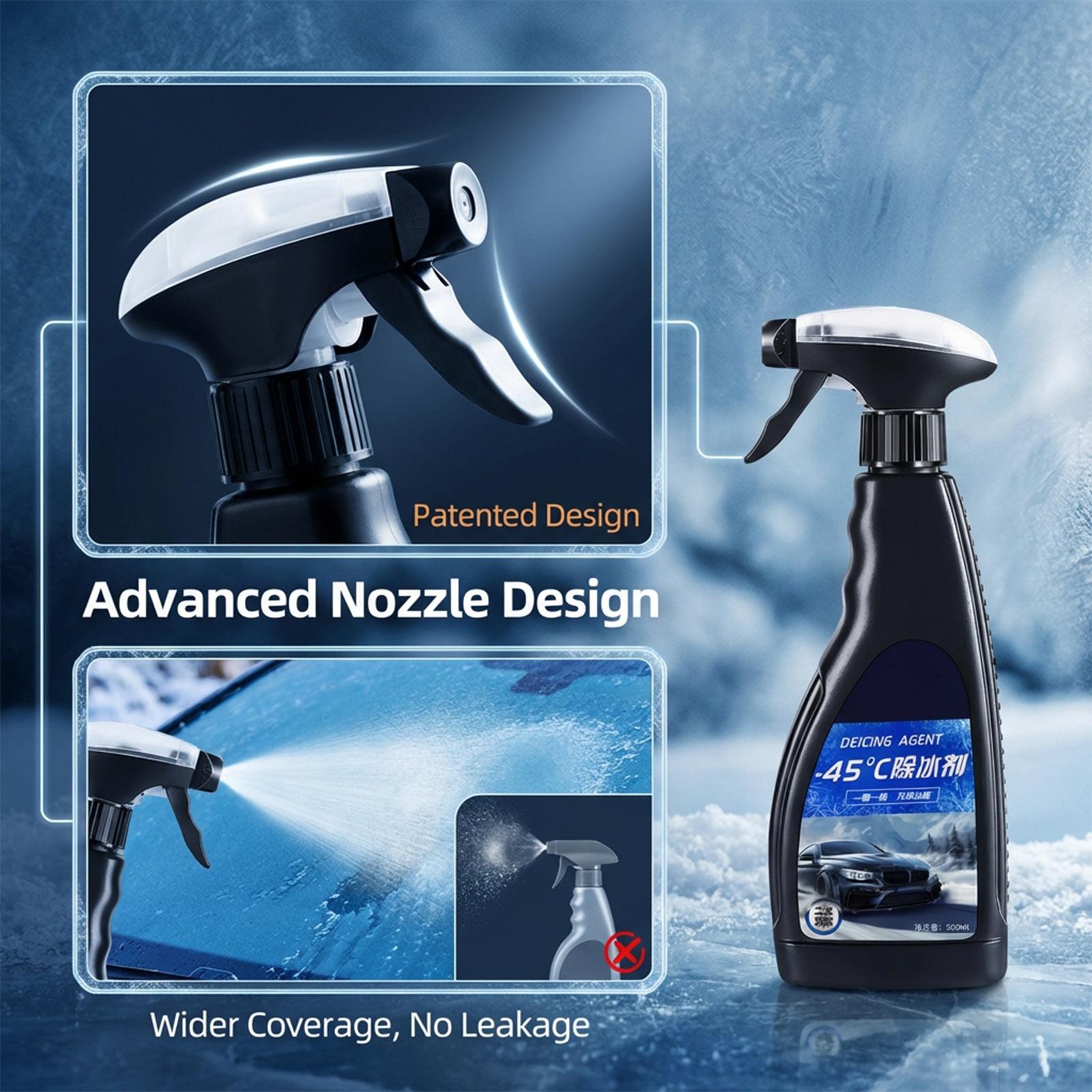 Windshield -Icer Spray For Car Fast Ice And Snows Remover Multi-Functional Powerful Defrosting And Snow Melt Agent Winter Car500ml One Size чорний
Windshield -Icer Spray For Car Fast Ice And Snows Remover Multi-Functional Powerful Defrosting And Snow Melt Agent Winter Car500ml One Size чорний