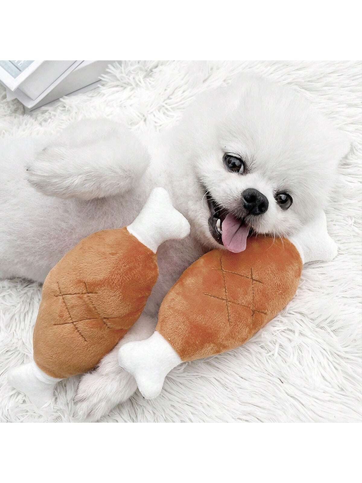 1PC - Pet Dog Cat Double Boned Chicken Leg Plush Sound and Bite Resistant Toy for Pet Use Only коричневый
1PC - Pet Dog Cat Double Boned Chicken Leg Plush Sound and Bite Resistant Toy for Pet Use Only коричневый